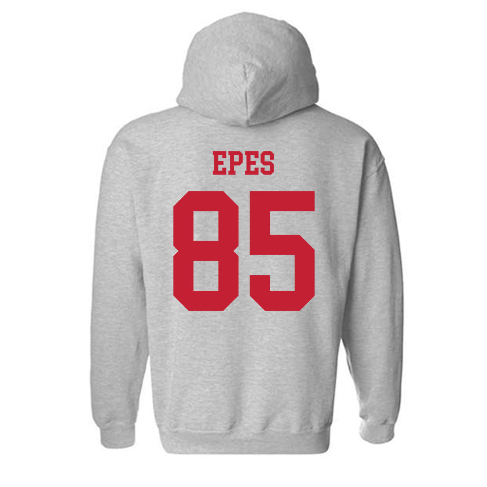 New Mexico - NCAA Football : Jackson Epes - Classic Shersey Hooded Sweatshirt-1