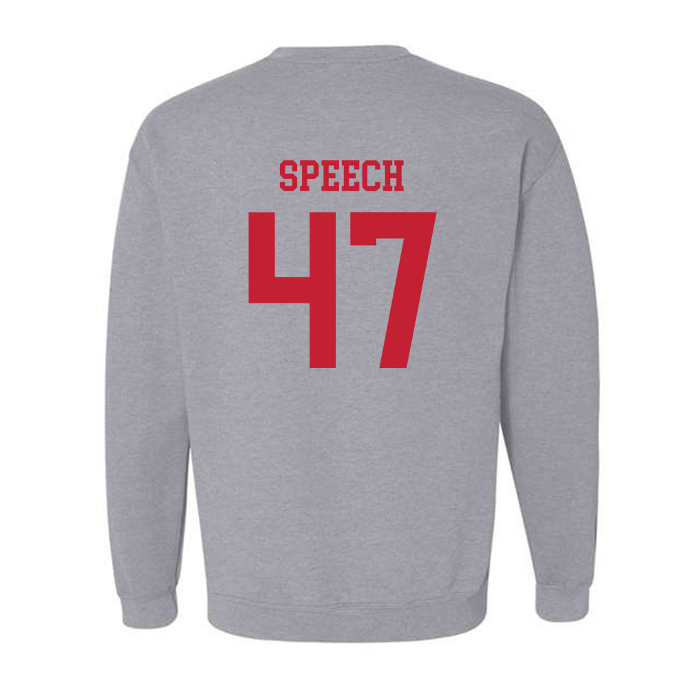 New Mexico - NCAA Football : Drew Speech - Classic Shersey Crewneck Sweatshirt-1