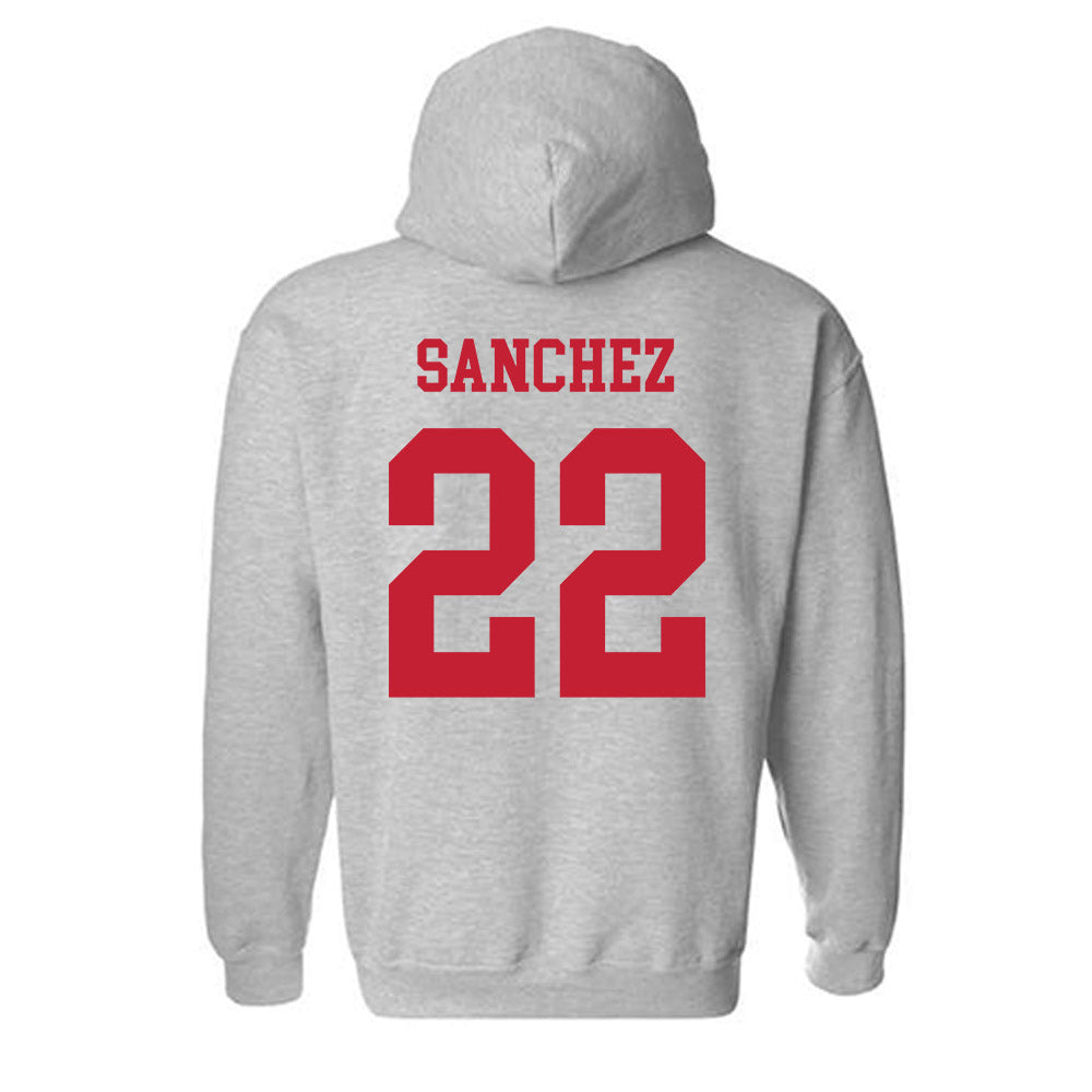 New Mexico - NCAA Women's Soccer : Savanah Sanchez - Classic Shersey Hooded Sweatshirt-1