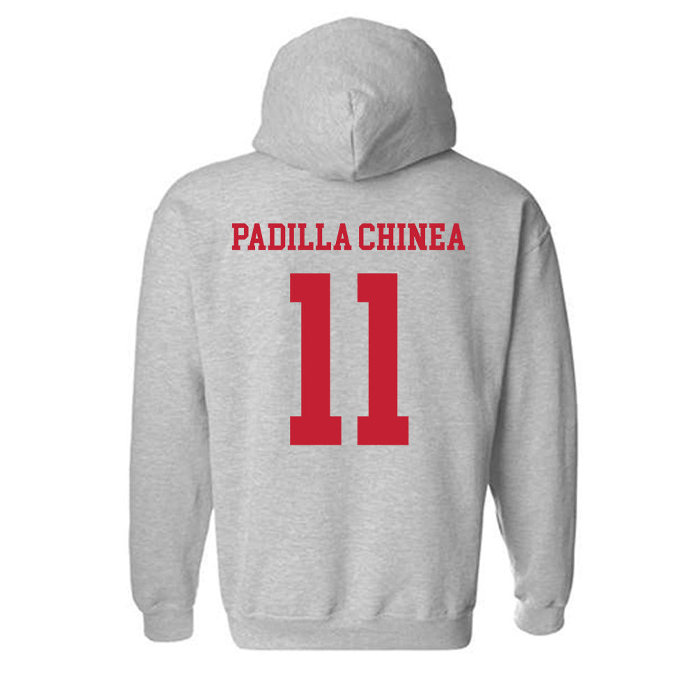 New Mexico - NCAA Women's Basketball : Nayli Padilla Chinea - Classic Shersey Hooded Sweatshirt-1