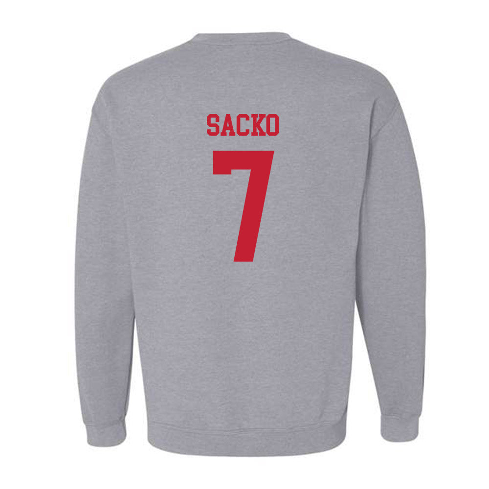 New Mexico - NCAA Men's Basketball : Ibrahima Sacko - Classic Shersey Crewneck Sweatshirt-1