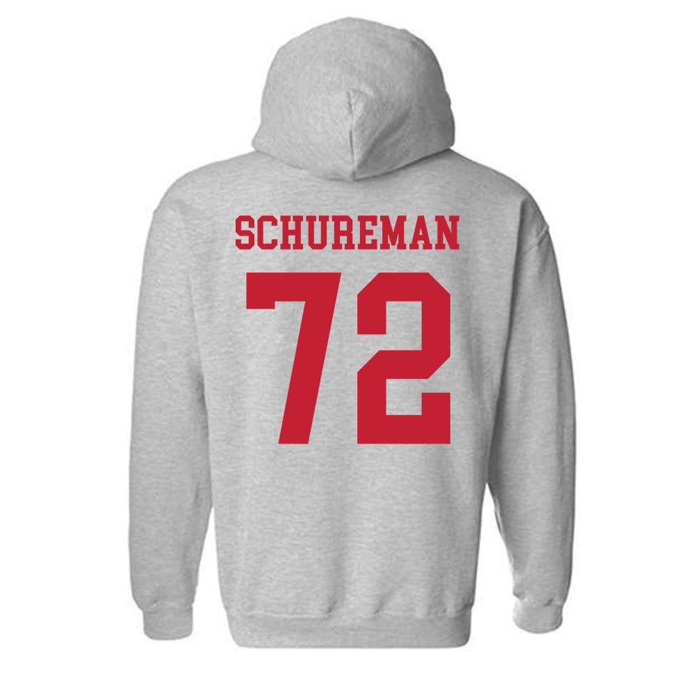 New Mexico - NCAA Football : Griffin Schureman - Classic Shersey Hooded Sweatshirt-1