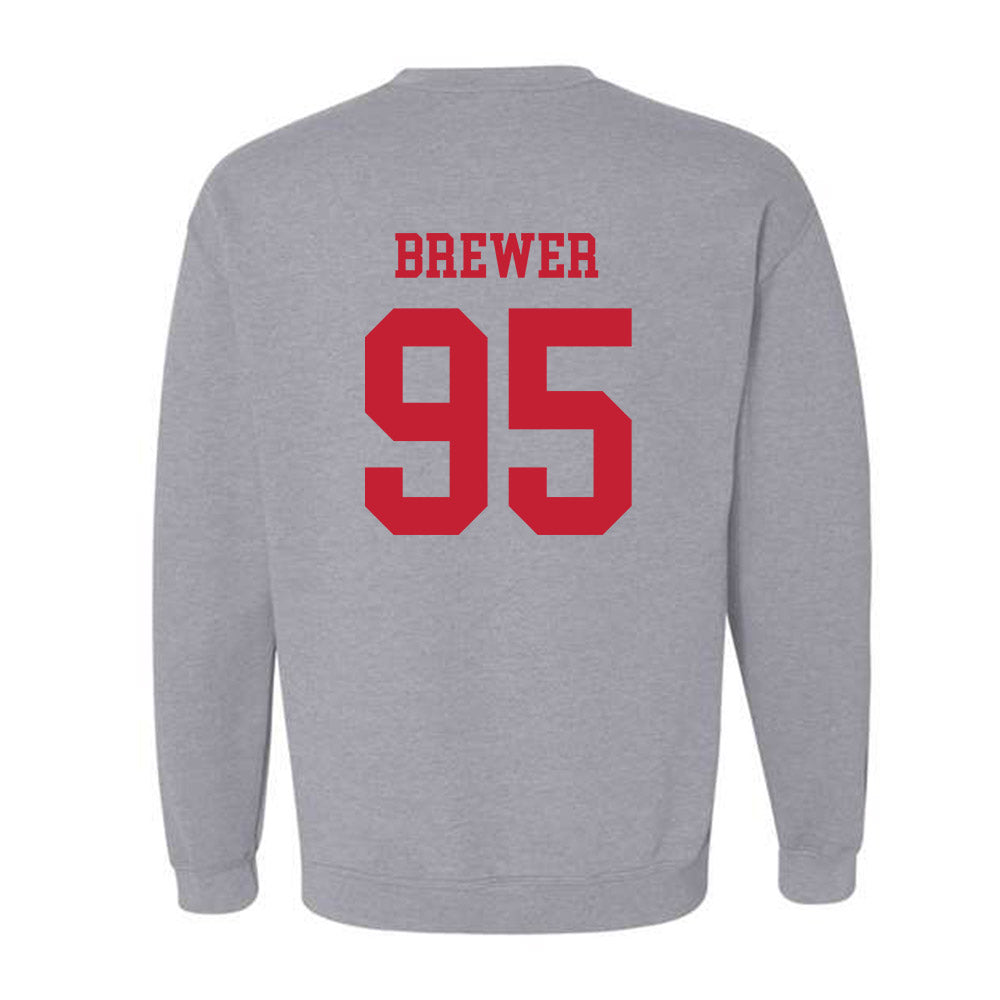 New Mexico - NCAA Football : Colby Brewer - Classic Shersey Crewneck Sweatshirt-1