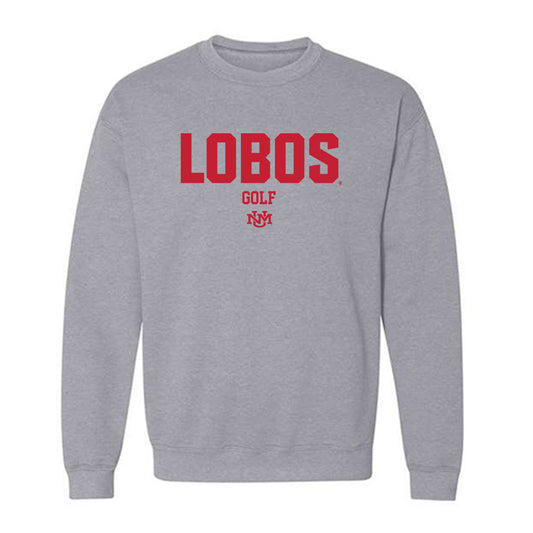 New Mexico - NCAA Men's Golf : Luis Buech - Classic Shersey Crewneck Sweatshirt-0