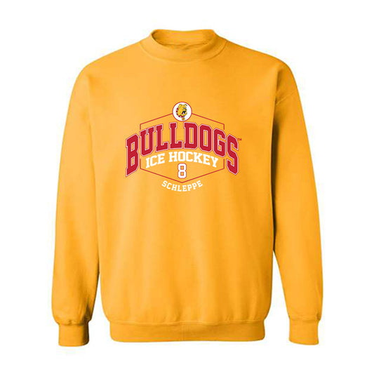 Ferris State - NCAA Men's Ice Hockey : Tyler Schleppe - Classic Fashion Shersey Crewneck Sweatshirt