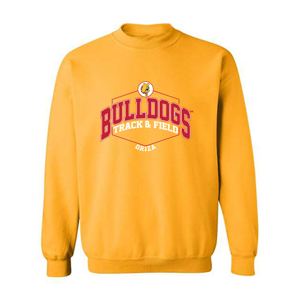 Ferris State - NCAA Women's Track & Field : Shnayly Oriza - Classic Fashion Shersey Crewneck Sweatshirt-0