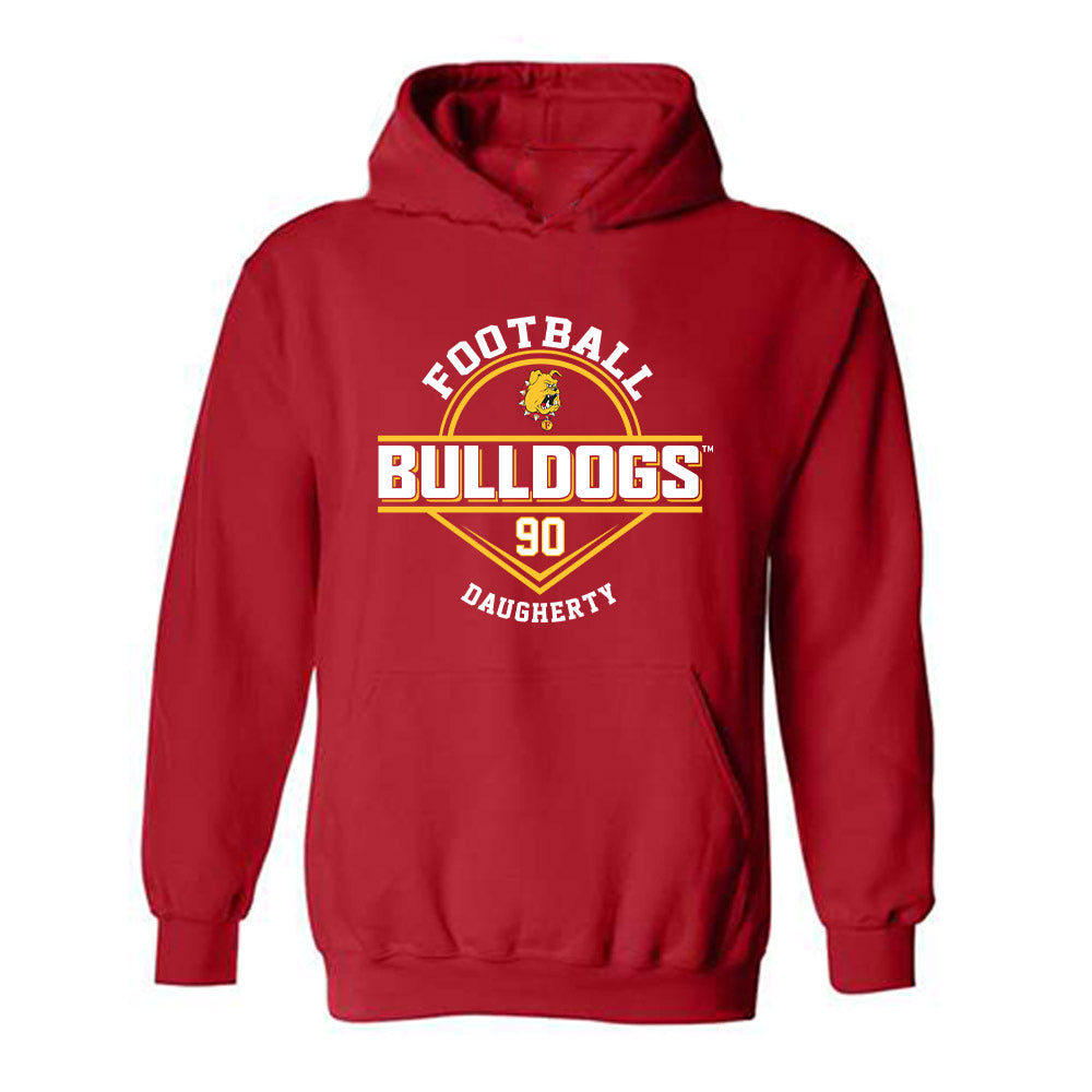 Ferris State - NCAA Football : Royce Daugherty - Classic Fashion Shersey Hooded Sweatshirt-0