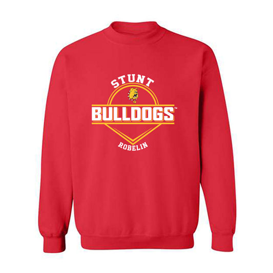 Ferris State - STUNT : Jordin Robelin - Classic Fashion Shersey Crewneck Sweatshirt-0