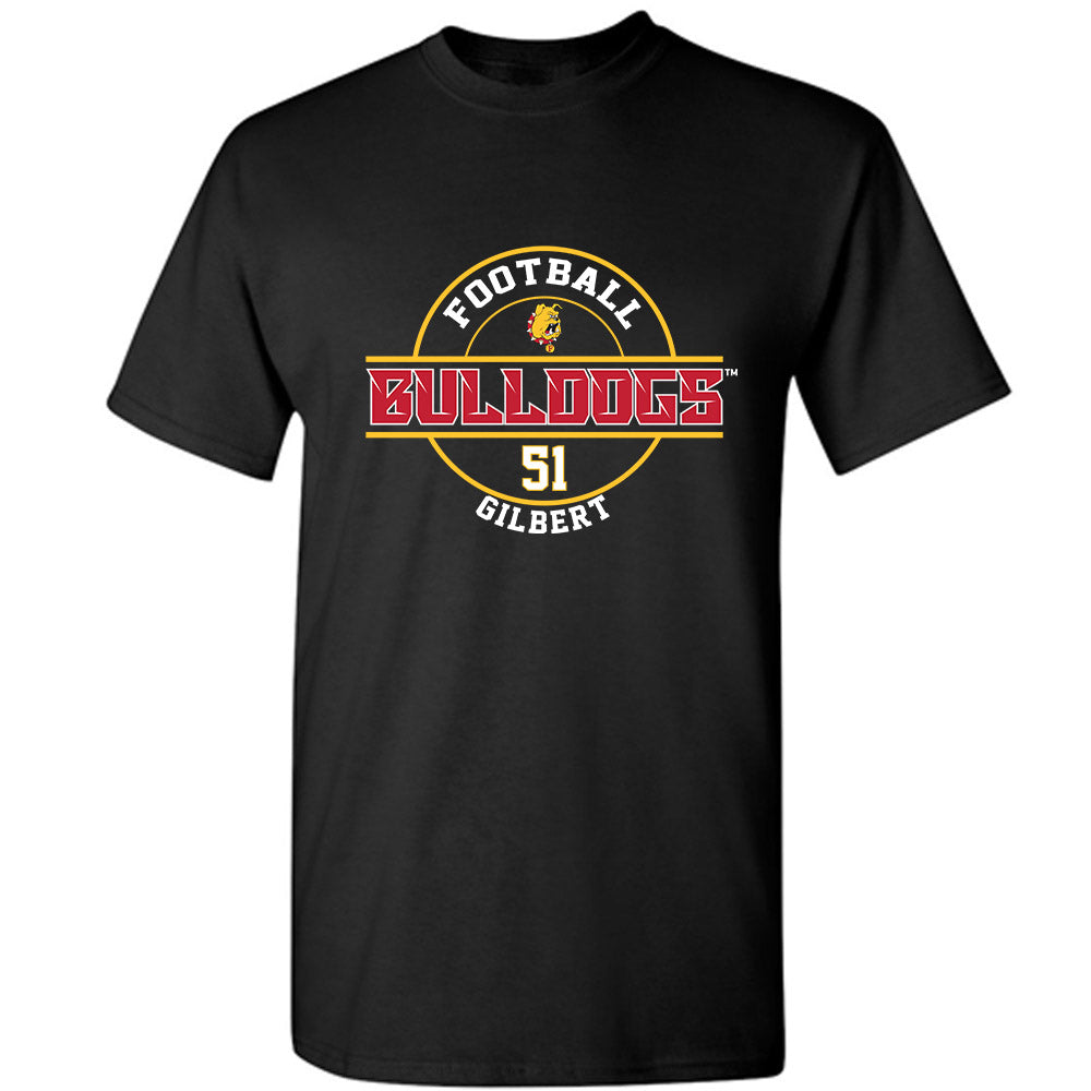 Ferris State - NCAA Football : D'Jaun Gilbert - Classic Fashion Shersey T-Shirt-0