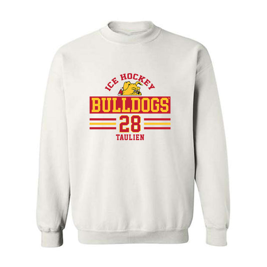 Ferris State - NCAA Men's Ice Hockey : Trevor Taulien - Classic Fashion Shersey Crewneck Sweatshirt