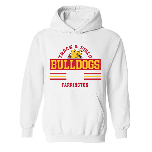 Ferris State - NCAA Men's Track & Field : Blace Farrington - Classic Fashion Shersey Hooded Sweatshirt-0
