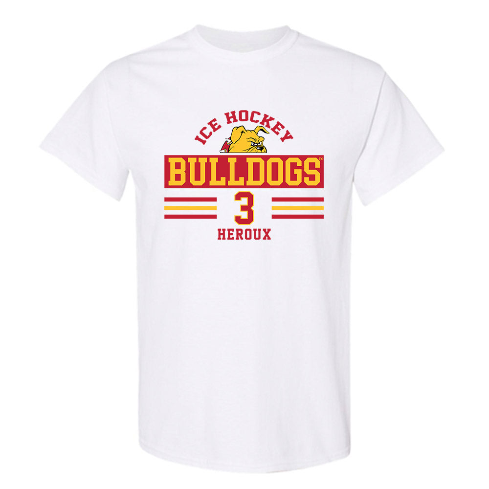 Ferris State - NCAA Men's Ice Hockey : Logan Heroux - Classic Fashion Shersey T-Shirt