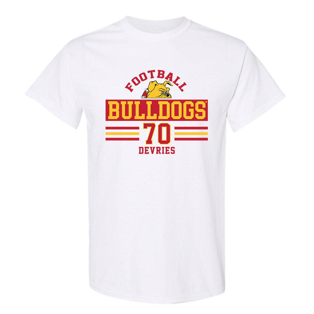 Ferris State - NCAA Football : Andrew Devries - Classic Fashion Shersey T-Shirt-0