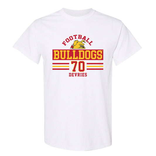 Ferris State - NCAA Football : Andrew Devries - Classic Fashion Shersey T-Shirt-0