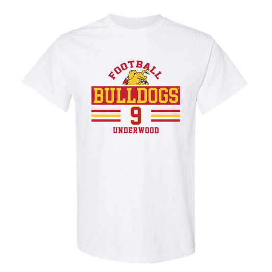 Ferris State - NCAA Football : Cam Underwood - Classic Fashion Shersey T-Shirt-0