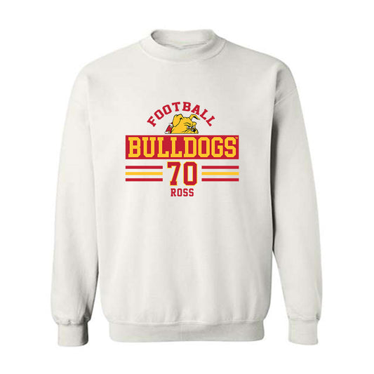 Ferris State - NCAA Football : Ryan Ross - Classic Fashion Shersey Crewneck Sweatshirt-0