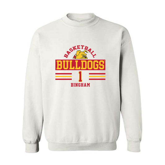 Ferris State - NCAA Men's Basketball : Mykel Bingham - Classic Fashion Shersey Crewneck Sweatshirt-0