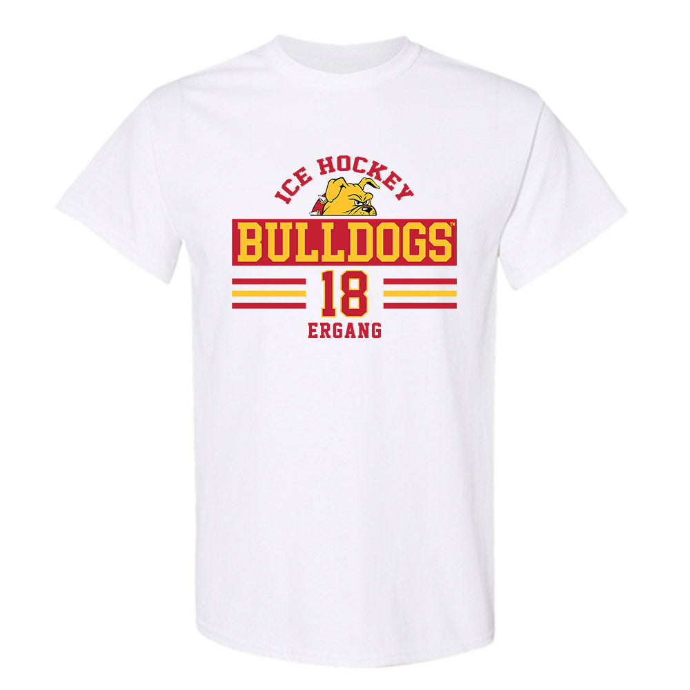 Ferris State - NCAA Men's Ice Hockey : Kaleb Ergang - Classic Fashion Shersey T-Shirt-0