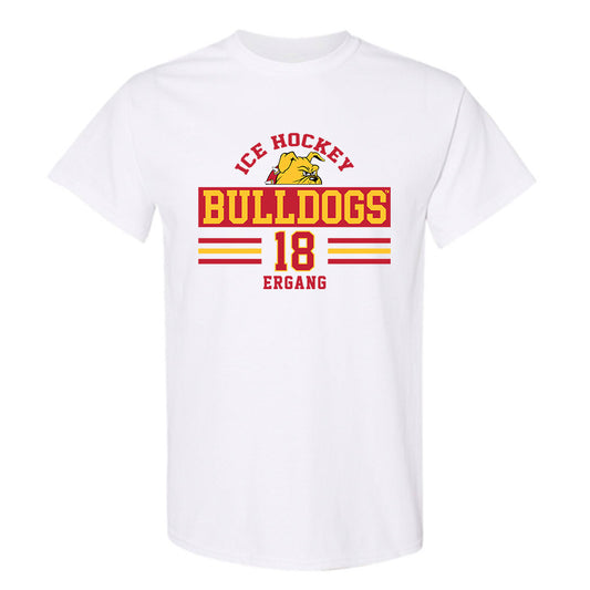 Ferris State - NCAA Men's Ice Hockey : Kaleb Ergang - Classic Fashion Shersey T-Shirt-0