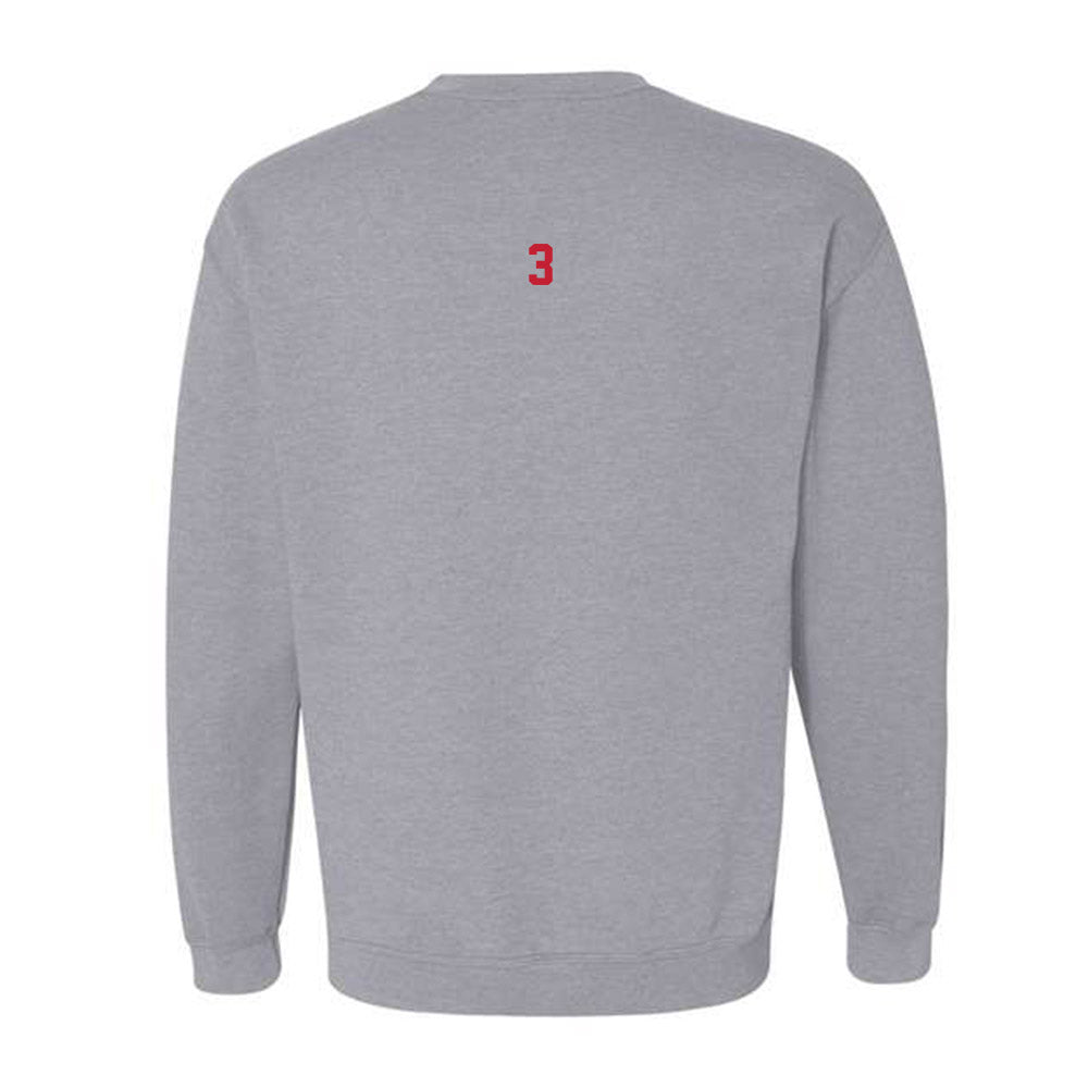 Ferris State - NCAA Men's Ice Hockey : Logan Heroux - Classic Fashion Shersey Crewneck Sweatshirt