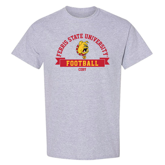 Ferris State - NCAA Football : James Coby - Classic Fashion Shersey T-Shirt-0