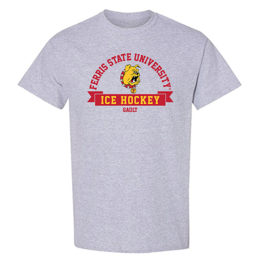 Ferris State - NCAA Men's Ice Hockey : Caiden Gault - Classic Fashion Shersey T-Shirt-0