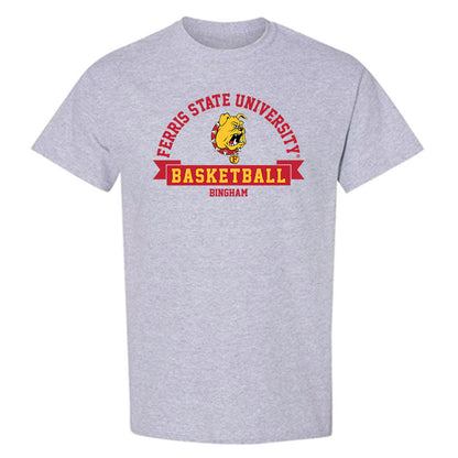 Ferris State - NCAA Men's Basketball : Mykel Bingham - Classic Fashion Shersey T-Shirt-0