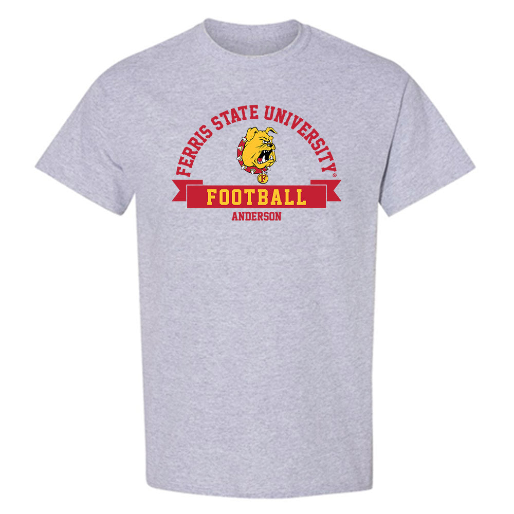 Ferris State - NCAA Football : Derek Anderson - Classic Fashion Shersey T-Shirt-0