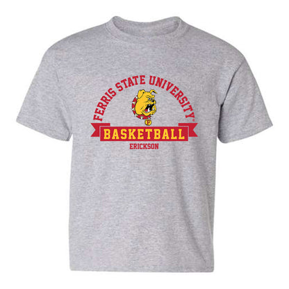 Ferris State - NCAA Men's Basketball : Ethan Erickson - Classic Fashion Shersey Youth T-Shirt