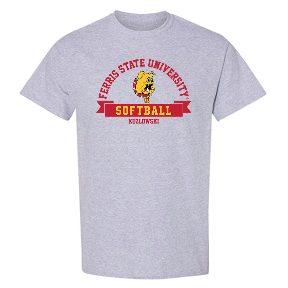 Ferris State - NCAA Softball : Alexis Kozlowski - Classic Fashion Shersey T-Shirt-0