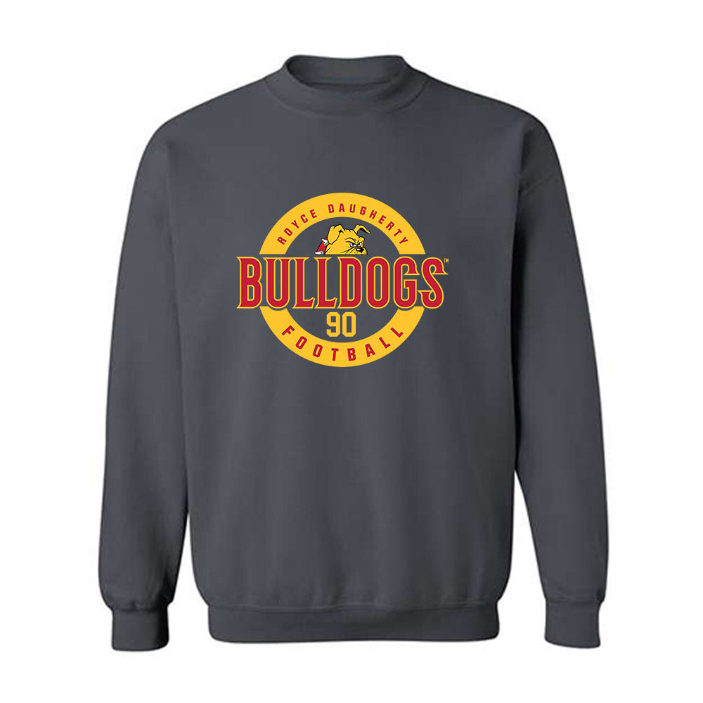 Ferris State - NCAA Football : Royce Daugherty - Classic Fashion Shersey Crewneck Sweatshirt-0