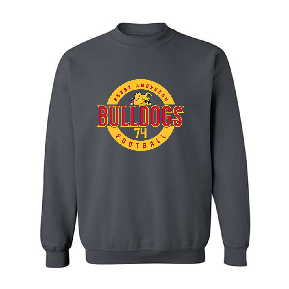 Ferris State - NCAA Football : Bobby Anderson - Classic Fashion Shersey Crewneck Sweatshirt-0