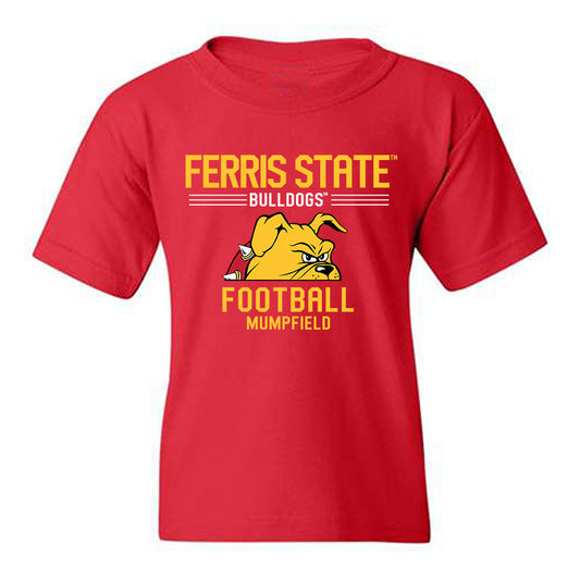 Ferris State - NCAA Football : Leeshaun Mumpfield - Classic Fashion Shersey Youth T-Shirt-0