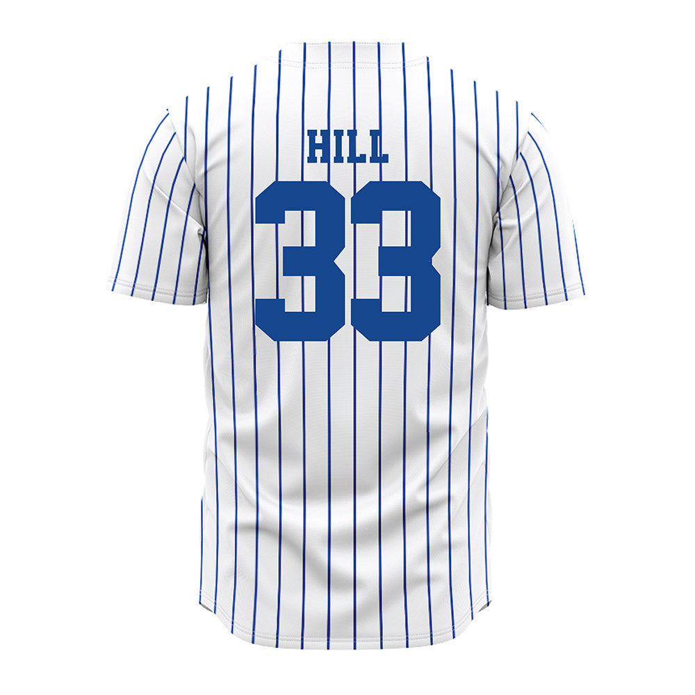 Seton Hall - NCAA Softball : Taylor Hill - White Pinstripe Jersey-1