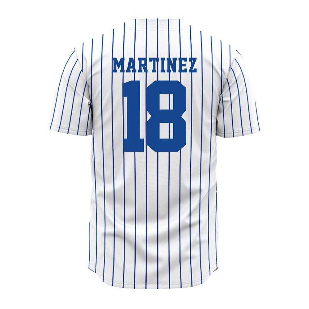 Seton Hall - NCAA Softball : Naya Martinez - White Pinstripe Jersey-1