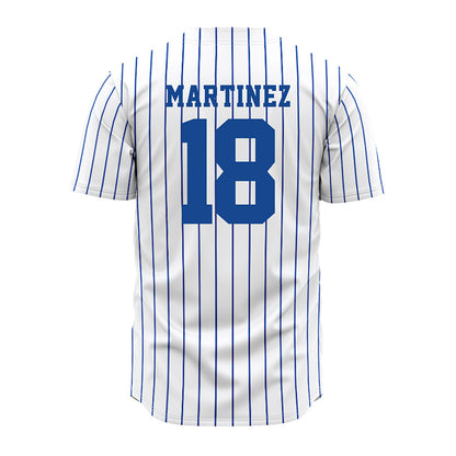 Seton Hall - NCAA Softball : Naya Martinez - White Pinstripe Jersey-1