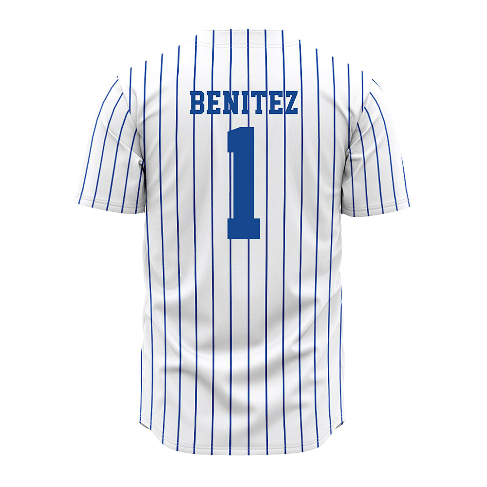 Seton Hall - NCAA Softball : Angelina Benitez - White Pinstripe Jersey-1