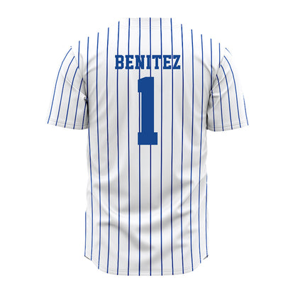 Seton Hall - NCAA Softball : Angelina Benitez - White Pinstripe Jersey-1