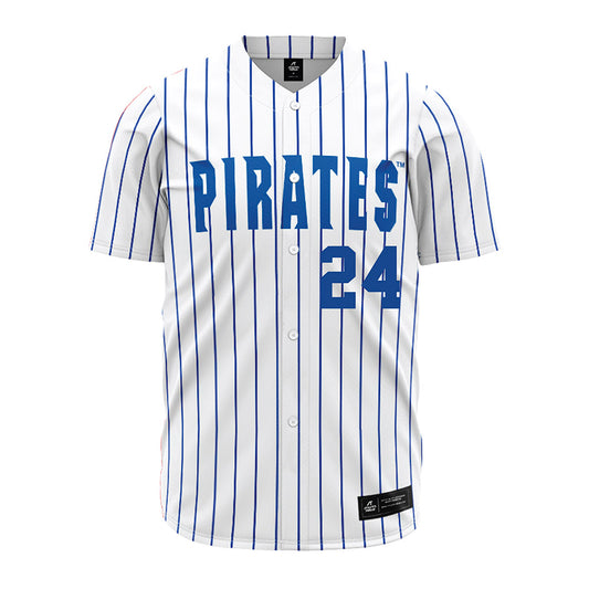 Seton Hall - NCAA Softball : Jenna Blevins - White Pinstripe Jersey-0