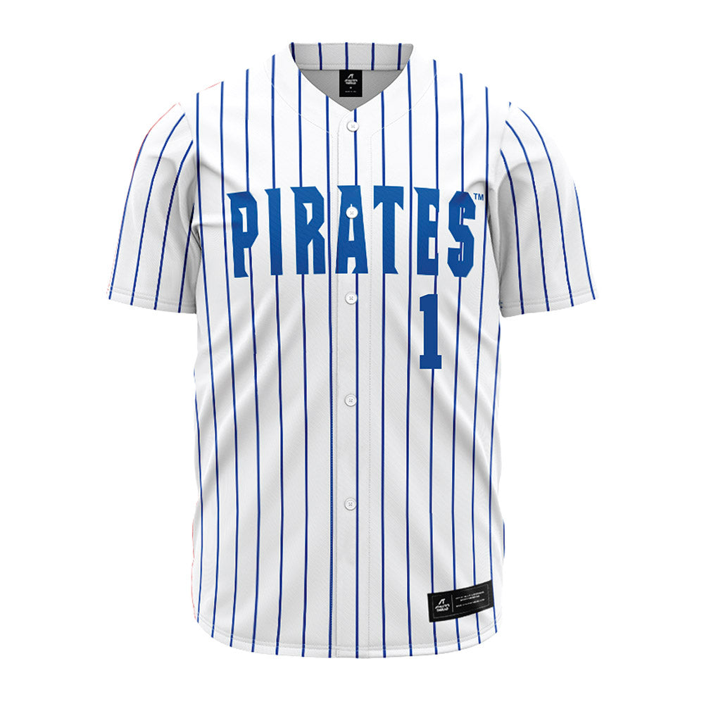 Seton Hall - NCAA Softball : Angelina Benitez - White Pinstripe Jersey-0
