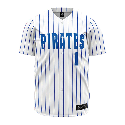 Seton Hall - NCAA Softball : Angelina Benitez - White Pinstripe Jersey-0