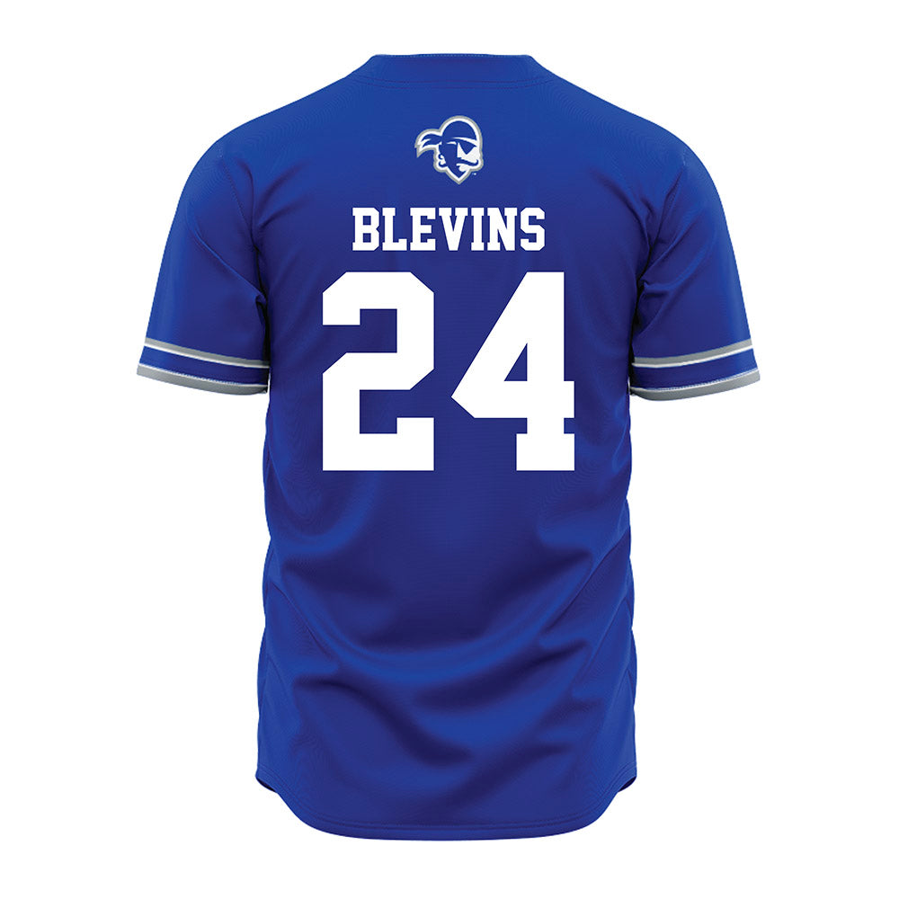 Seton Hall - NCAA Softball : Jenna Blevins - Blue Jersey-1