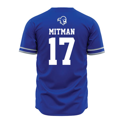 Seton Hall - NCAA Softball : Molly Mitman - Blue Jersey-1