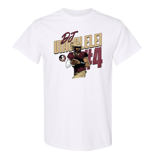 FSU - NCAA Football : DJ Uiagalelei - Caricature T-Shirt