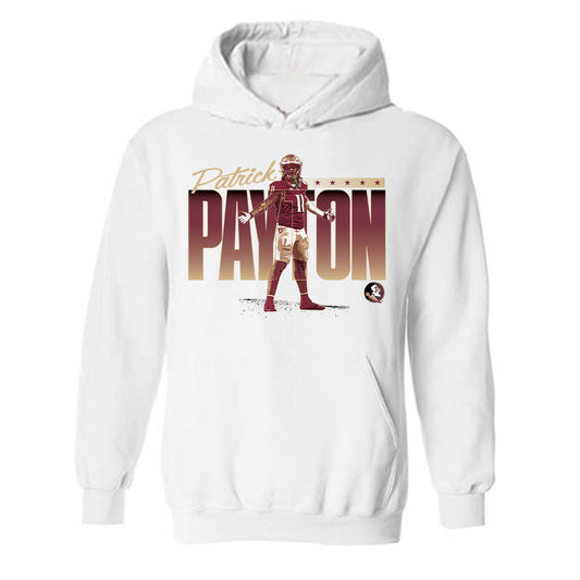 FSU - NCAA Football : Patrick Payton - Individual Caricature Hooded Sweatshirt