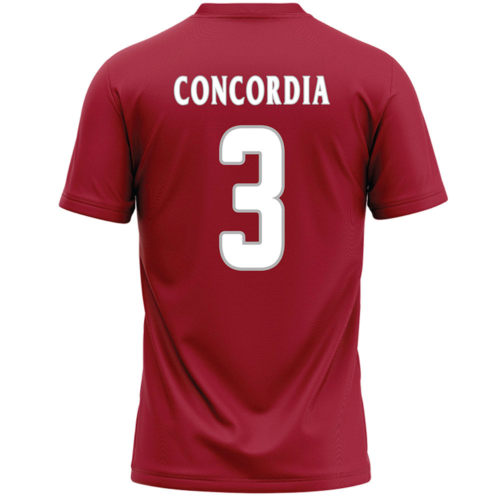 St. Joe's - NCAA Women's Lacrosse : Jorden Concordia - Maroon Lacrosse Jersey