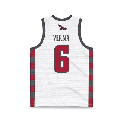 St. Joe's - NCAA Men's Basketball : Owen Verna - White Basketball Jersey-1