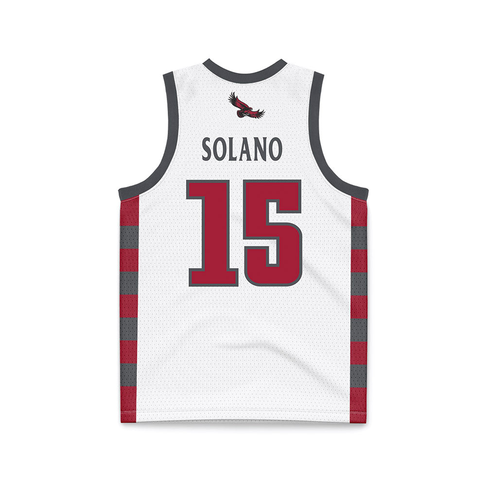 St. Joe's - NCAA Men's Basketball : Steven Solano - White Basketball Jersey