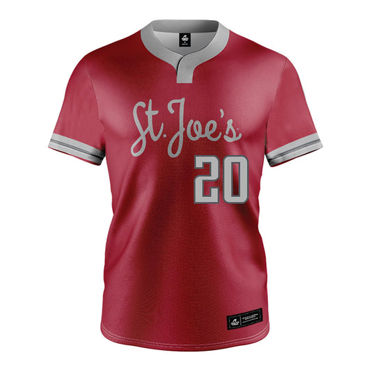 St. Joe's - NCAA Softball : Ava Farina - Crimson Jersey-0