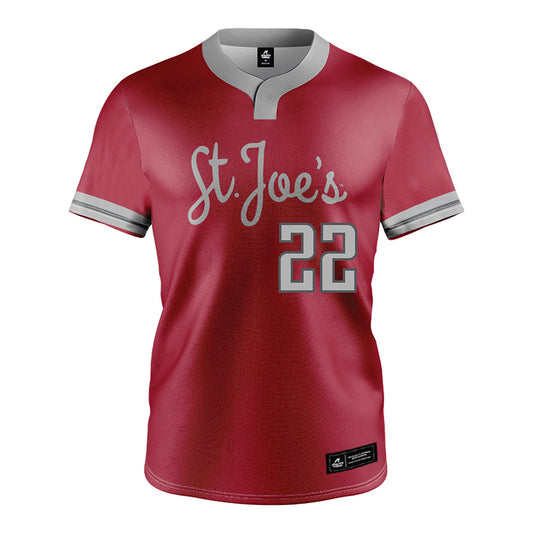 St. Joe's - NCAA Softball : Jenna Wagner - Crimson Jersey-0